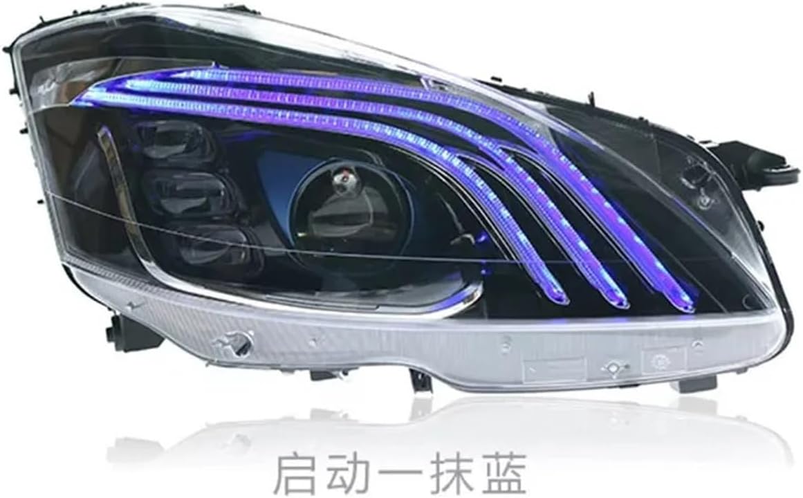 HOWELL ベンツ W463 前期用 後期LOOKヘッドライト ブラック HOWELL