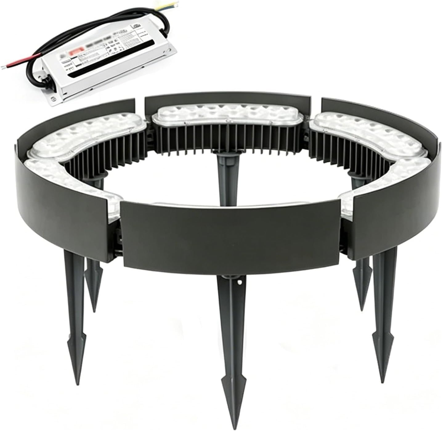 k3Mq9Rw Solar Tree Lights 24V DC LED Tree Ring Lights, Suitable For Decorating Commercial Palm Trees(Rgb,6 Packs)