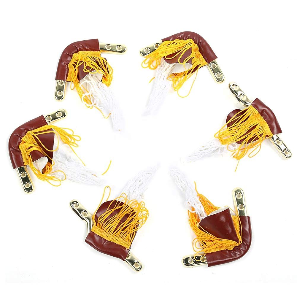 Alomejor Filets de Poche de Billard, Remplacement Durable pour Enfants Poches de Billard Accessoires Table Billard for Famille débutants fêtes intérieures Jeux compétition