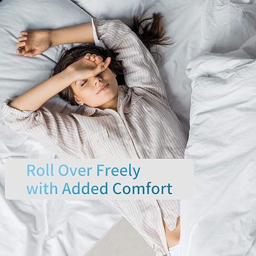 Miniatura 6 de Almohadilla de cama reutilizable (XXL 36 x 76 pulgadas)  Impermeable, lavable y antideslizante para incontinencia con abdominales para adultos y