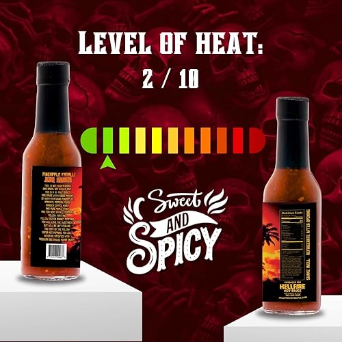 Miniatura 3 de Hellfire Hot Sauce Not Your Mama's BBQ Salsa picante Piña Fatalli
