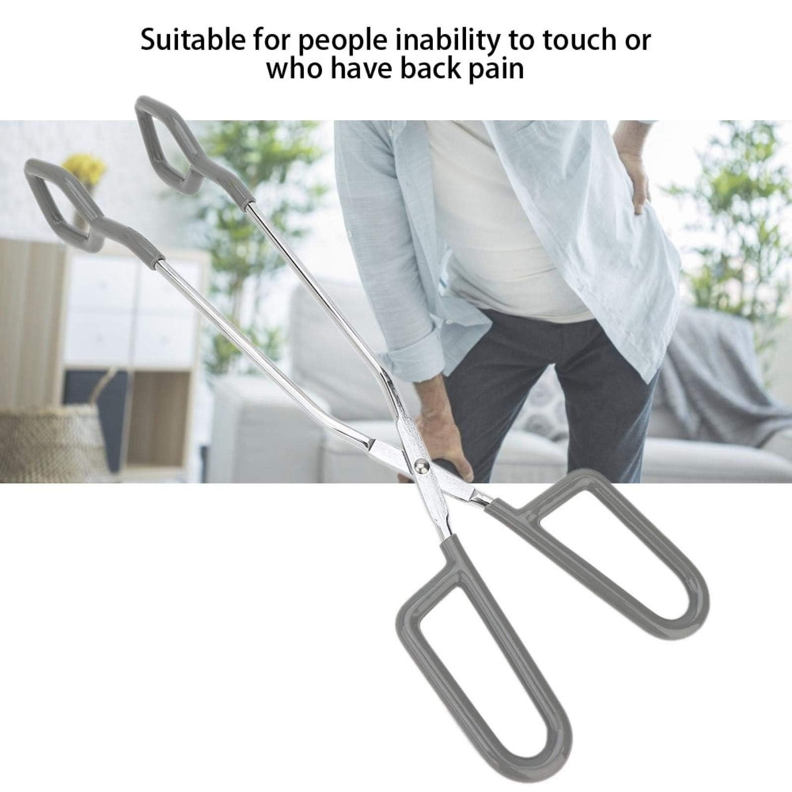 Agatige Essuie Fesse pour Handicapé, Pince Papier Toilette Pinces pour Papier Toilette Longues Aide à la Toilette Bottom Wiper pour Femmes Enceintes Âgées(12 in)