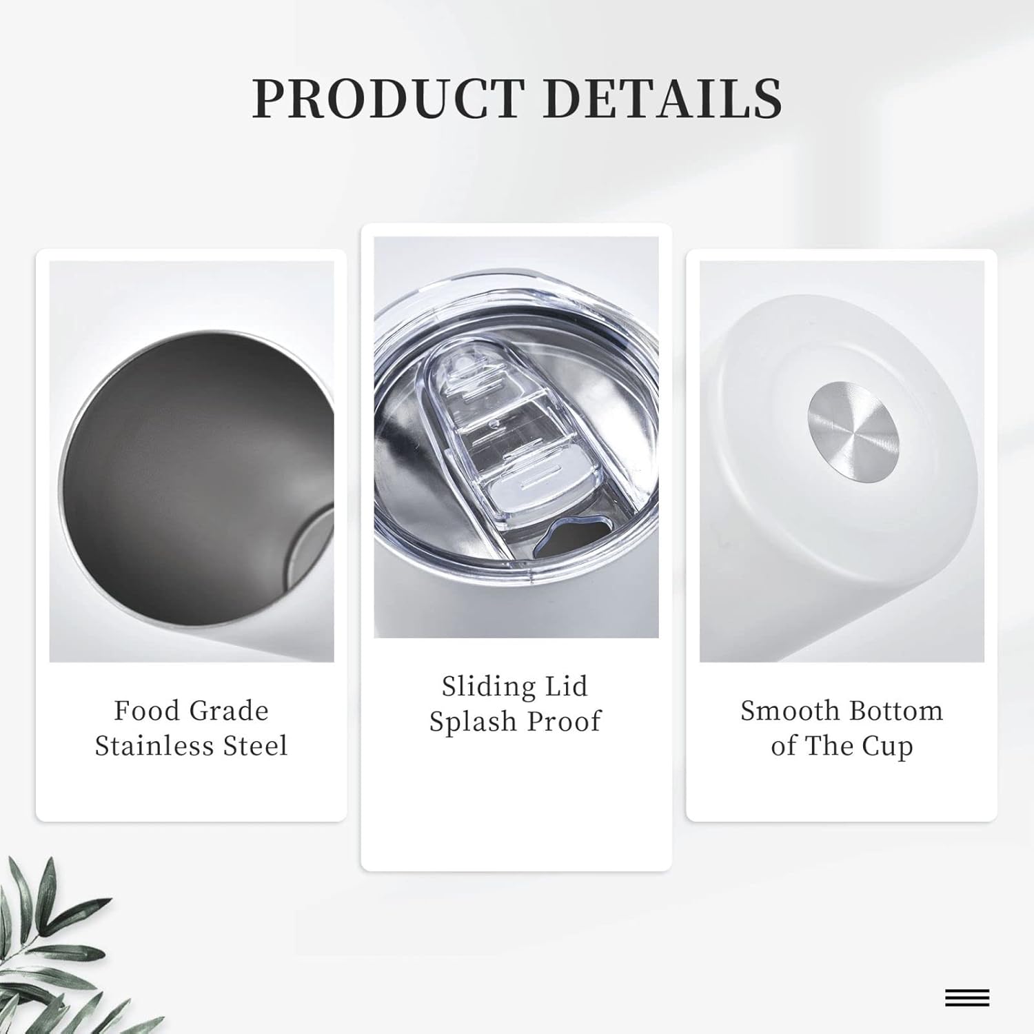 Floral Daisy Stainless Steel Vacuum Insulated Coffee Tumbler Cup Travel Mug 20 OZ For Home, Office, Sport, Party, Gifts - Image 7