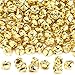 Augshy 120 Pcs 1 Inch Christmas Jingle Bells,Golden