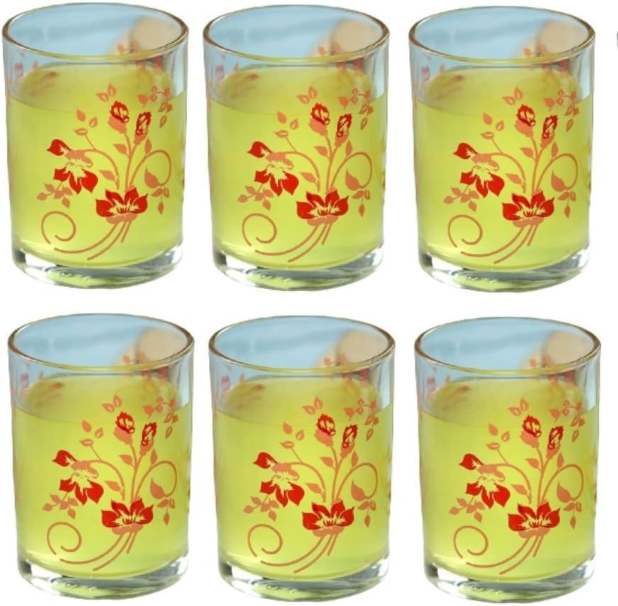 Buy Yera Glass Tumbler for Drinking Cocktail, Juice, Milkshake, Coke ...