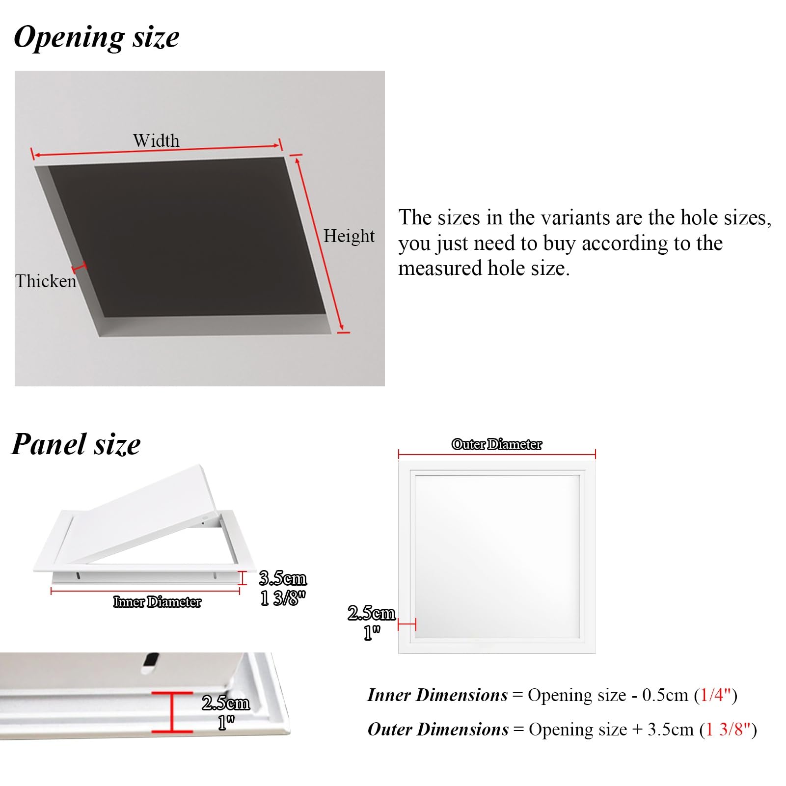 Revisionsklappe Trockenbau Kleine Sanitär-Revisionsklappe, Rechteckige/ Quadratische Revisionsklappe, Magnetisches Revisionsklappen-Set für Wand/ Decke, Individuell Anpassbare Serviceklappe(Gray,25x30
