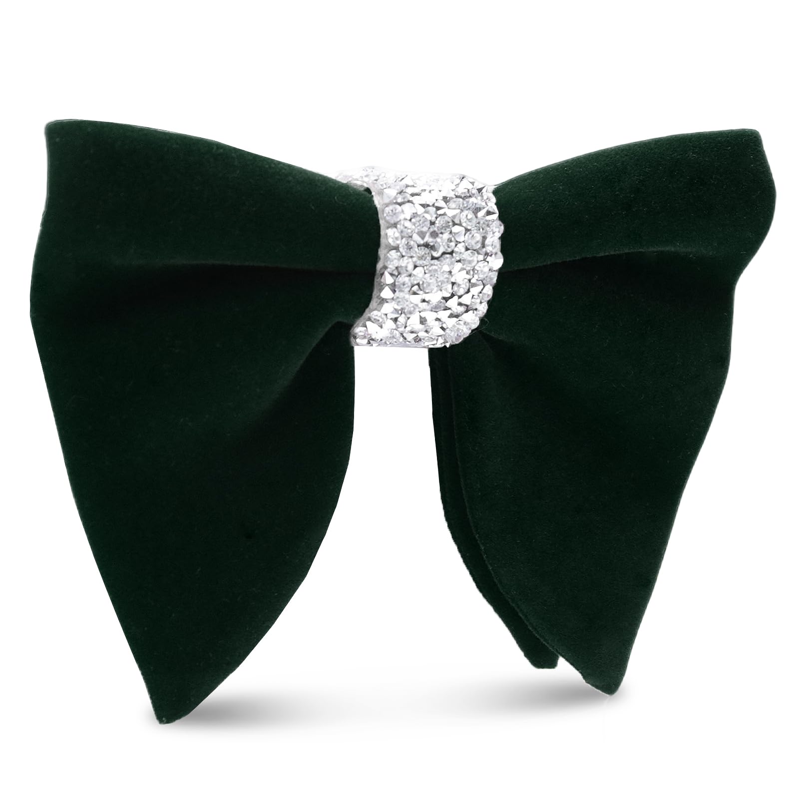 Pre-Tied Velvet Bow Ties for Men Tuxedo Oversized Bowtie