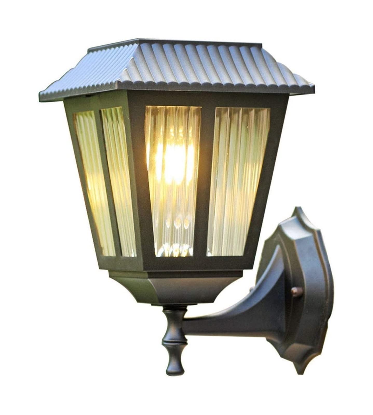 Lampe murale rétro en verre pour illuminer votre terrasse et sublimer les soirées d'été au jardin