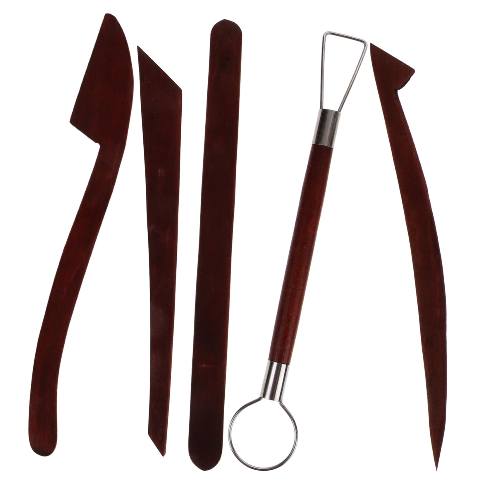 Housoutil 5pcs Clay Tool Set Modeling Clay Sculpture Clay Tools Clay Kit Sculpting Clay Tools Clay for Clay Tool Kit Small Pottery Tools Clay Pottery Tool