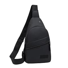 Sling Crossbody Bags for Women Chest Pack for Men Daily Use with External Usb Charging Earphone Hole Crossbody