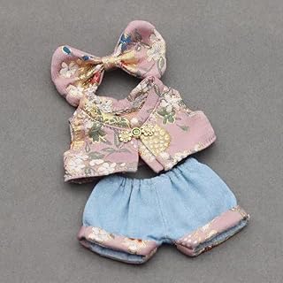15/17cm 着せ替え服 ぬいぐるみ 服 3点セット 上着 ズボン 人形 服 ドール 服 DIY アクセサリ うんどう 可愛い ぬいぐるみ用ウェア (02)