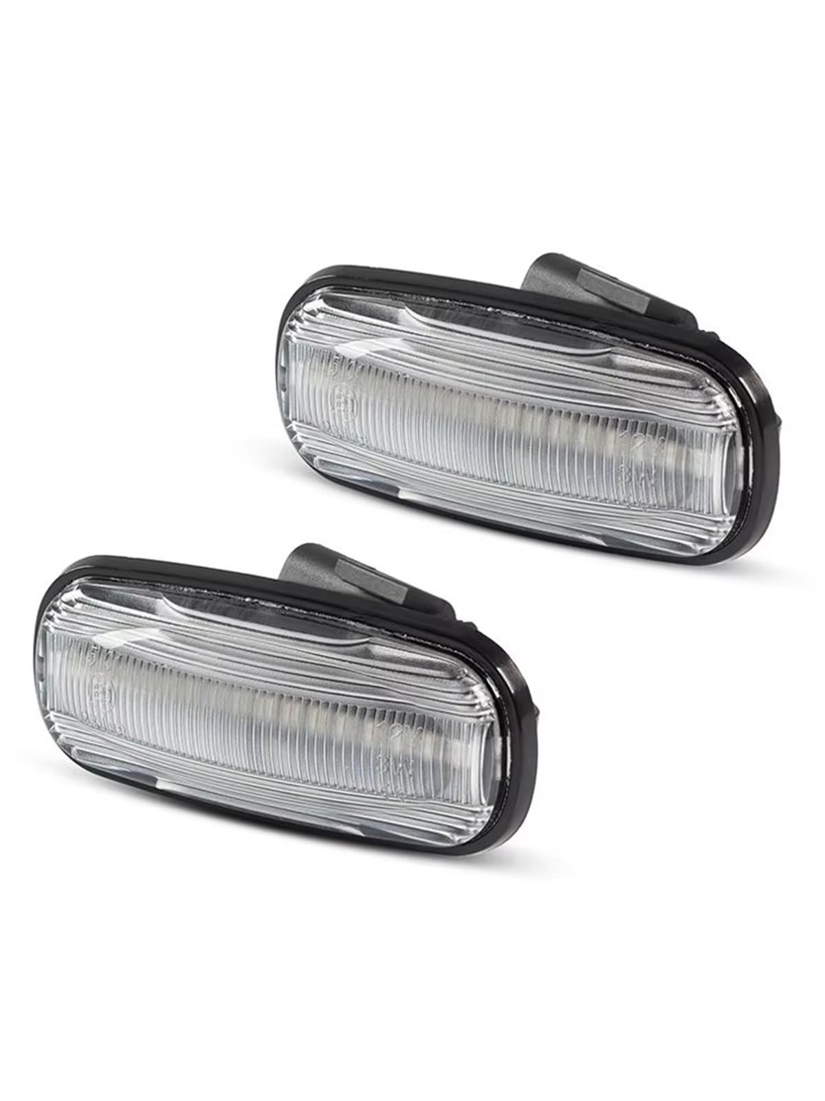 Indicatori Direzione Dinamici 2 Pezzi Flash Normale LED Indicatore Laterale Luce Ambra Per Land Per Rover Per Discovery 2 Per Defender Per Freelander 1 99-05(Orange lens)