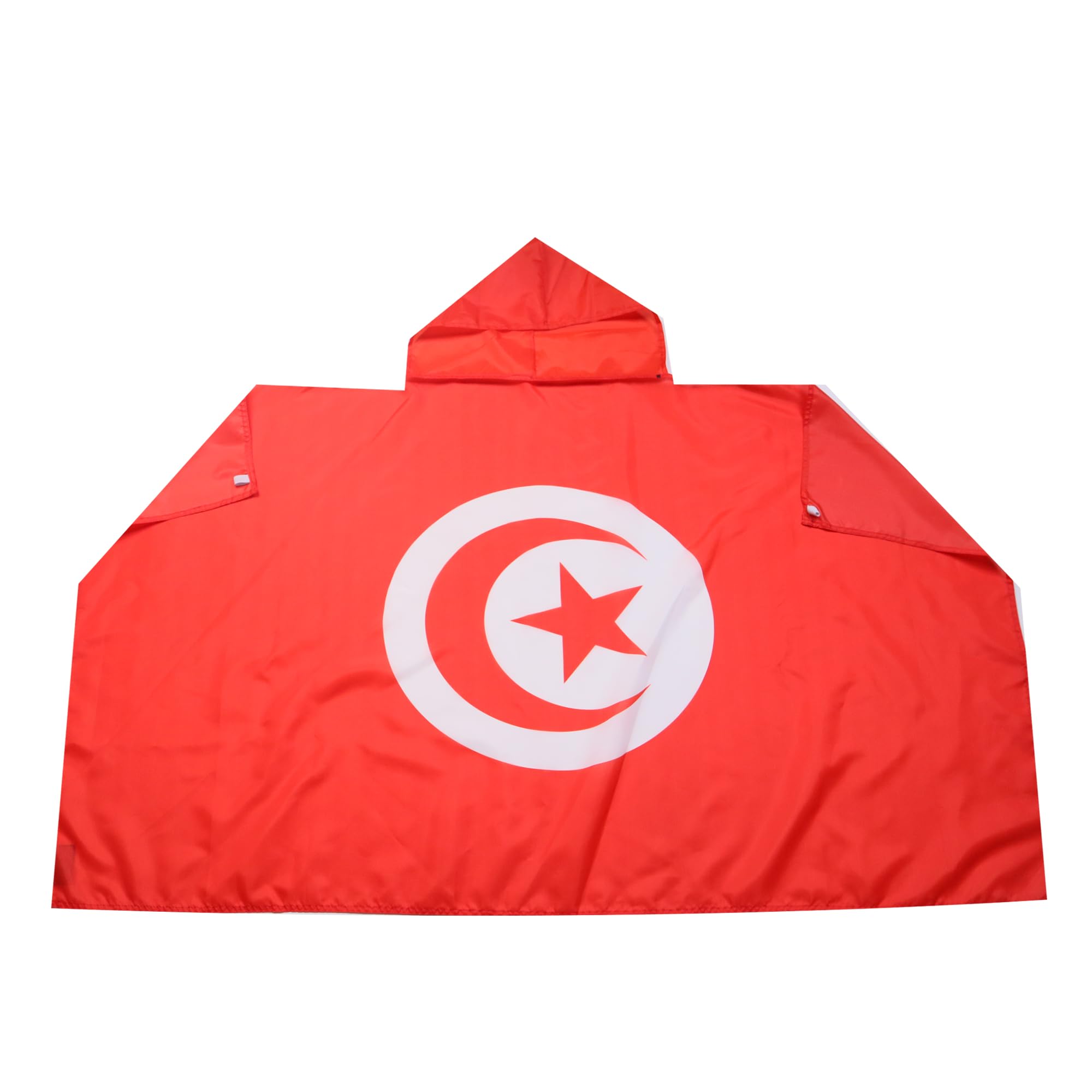 AZ FLAG - Tunisia Body Flag - 3x5 Ft - Tunisian Cap Flag - 100% Polyester with Inegrated Sleeves and Hood - Vivid Colors - 3' x 5' Feet - 150x90 Cm