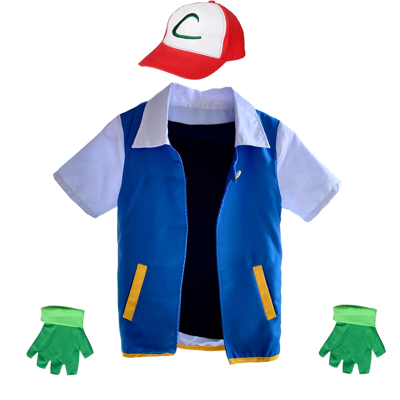 Adult Cosplay Costume Kids Halloween Hoodie Jacket Gloves Hat Set for Trainer