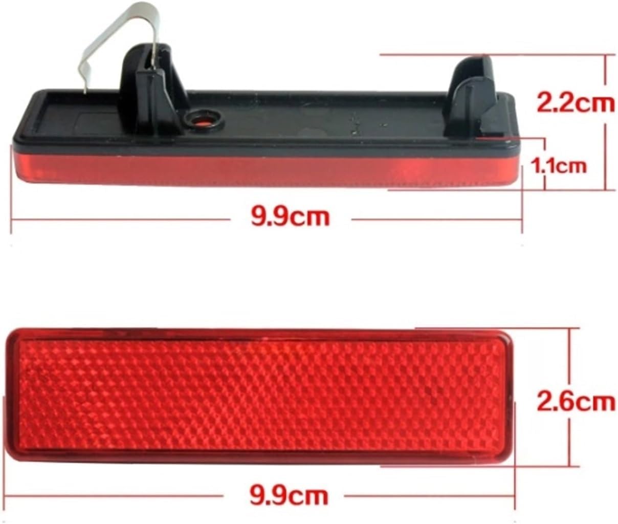 Car Rear Bumper Reflector Tail Stop Brake Light Lamp | Compatible With Renault Trafic Master | Compatible With Opel Vauxhall Vivaro Movano