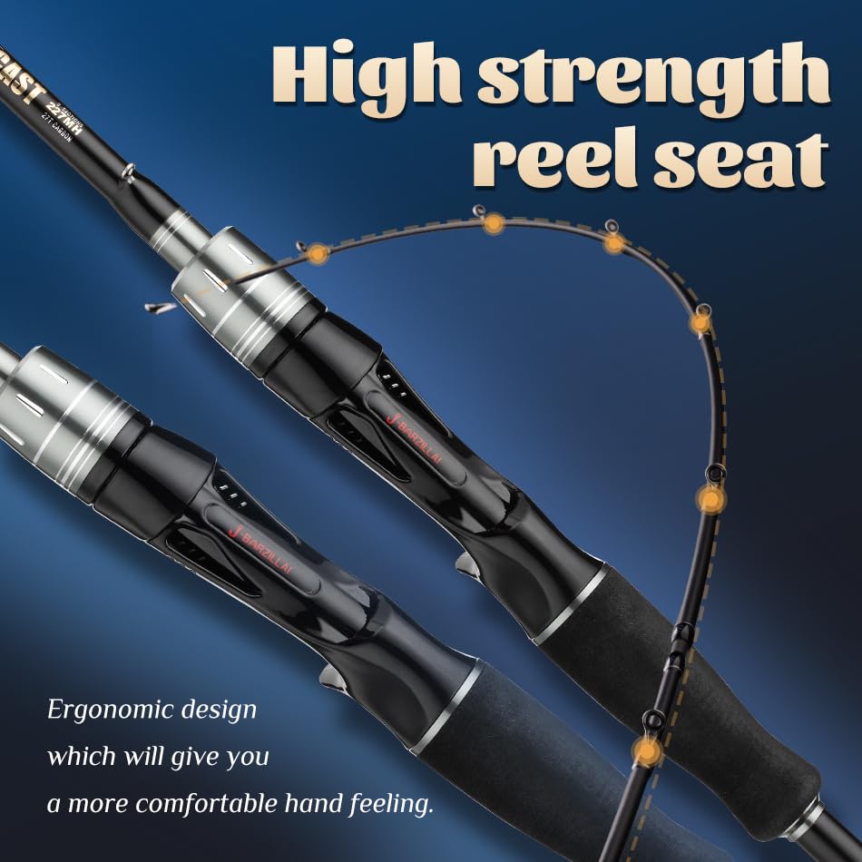 J-BARZILLAI Maximus Fishing Rod Fuji Guide 1.68m-3m 27T High