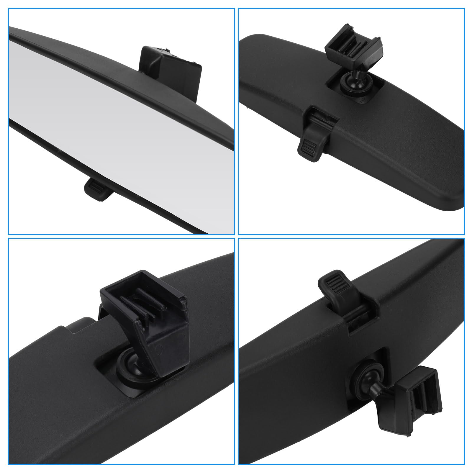 Rétroviseur Intérieur Compatible avec N-issan Micra K12 K13 2003-2022, Rétroviseur Intérieur