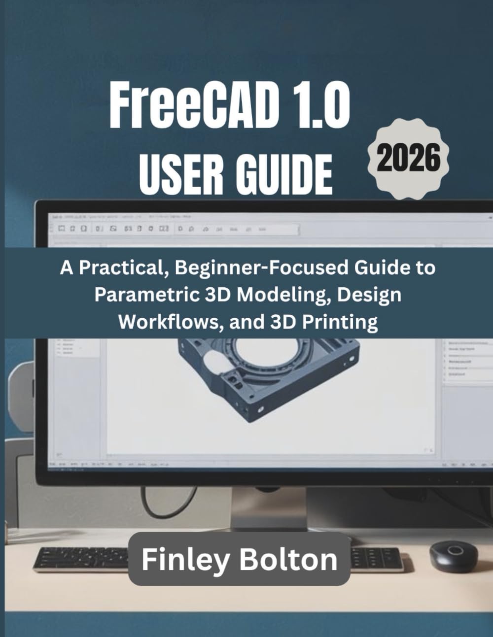 FreeCAD 1.0 User Guide (2026): A Practical, Beginner-Focused Guide to Parametric 3D Modeling, Design Workflows, and 3D Printing