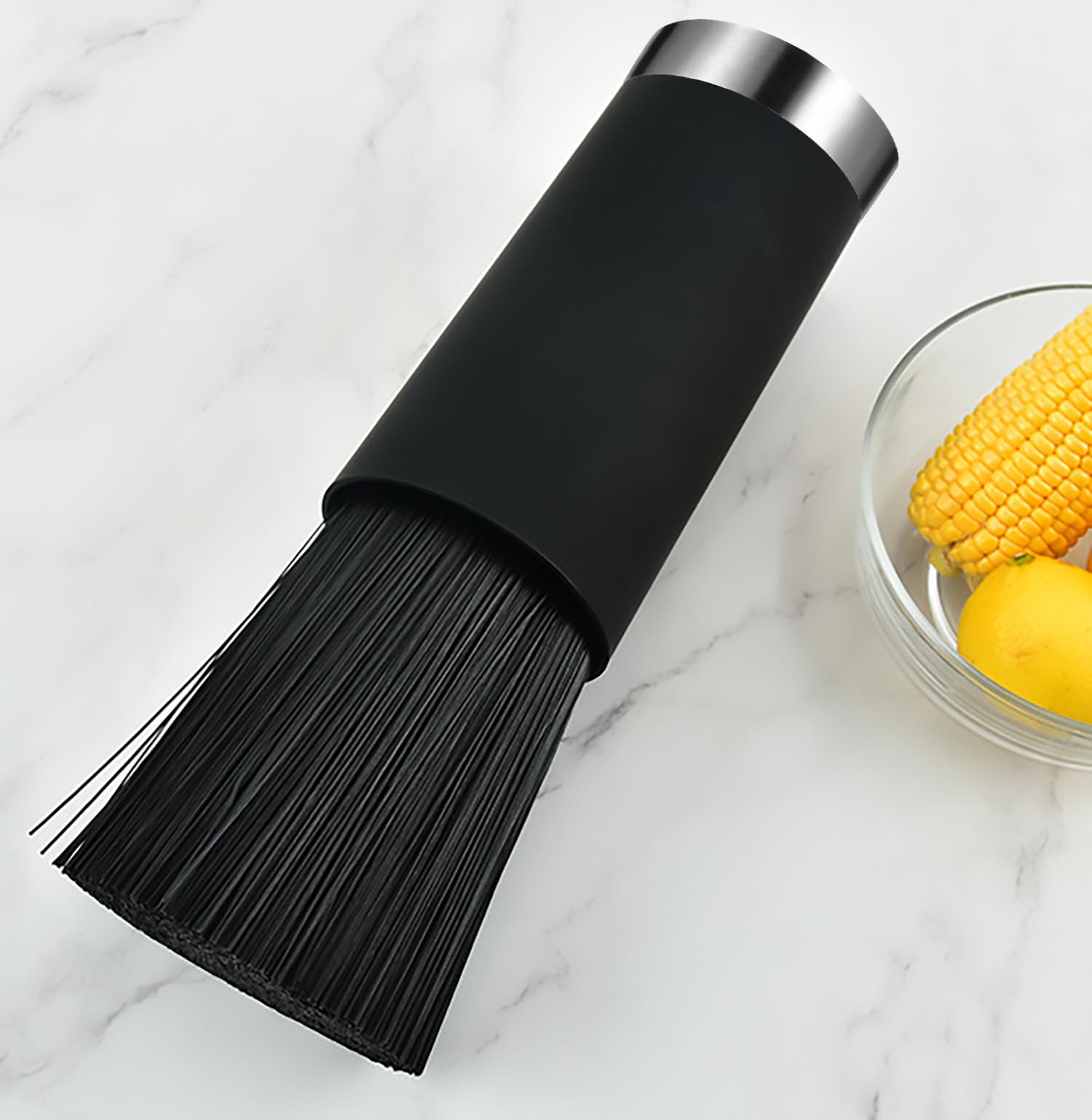 Soporte para Cuchillos Universal, Bloque para Cuchillos Vacío Fácil de Limpiar,Cuchillero de Cocina Compacto y Moderno, Apto para Todo Tipo de Cuchillos (Negro)