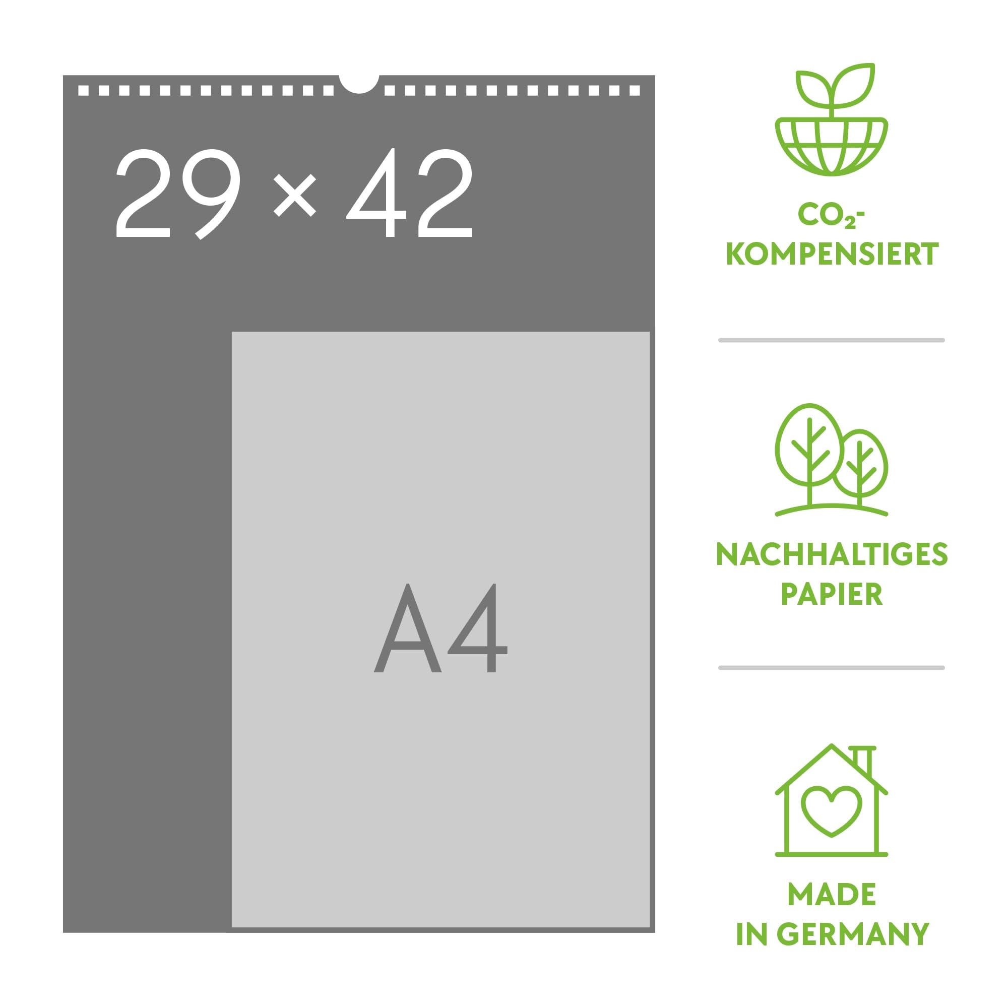 Küste Wochenkalender 2027: Meeres-Kalender mit 53 großformatigen Bildern im Hochformat (29x42 cm) | Strände der Ostsee und Nordsee in Deutschland