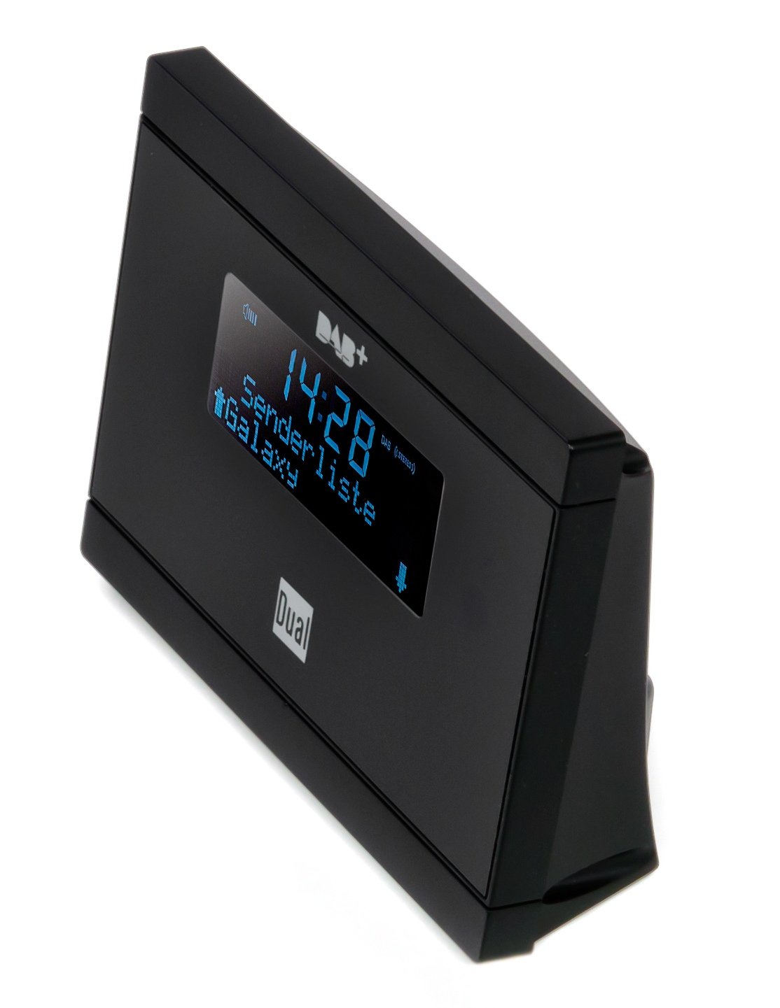 Dual DAB-2A Radio Digitale DAB+/UKW con Display LCD Sveglia Telecomando Adattatore Nero