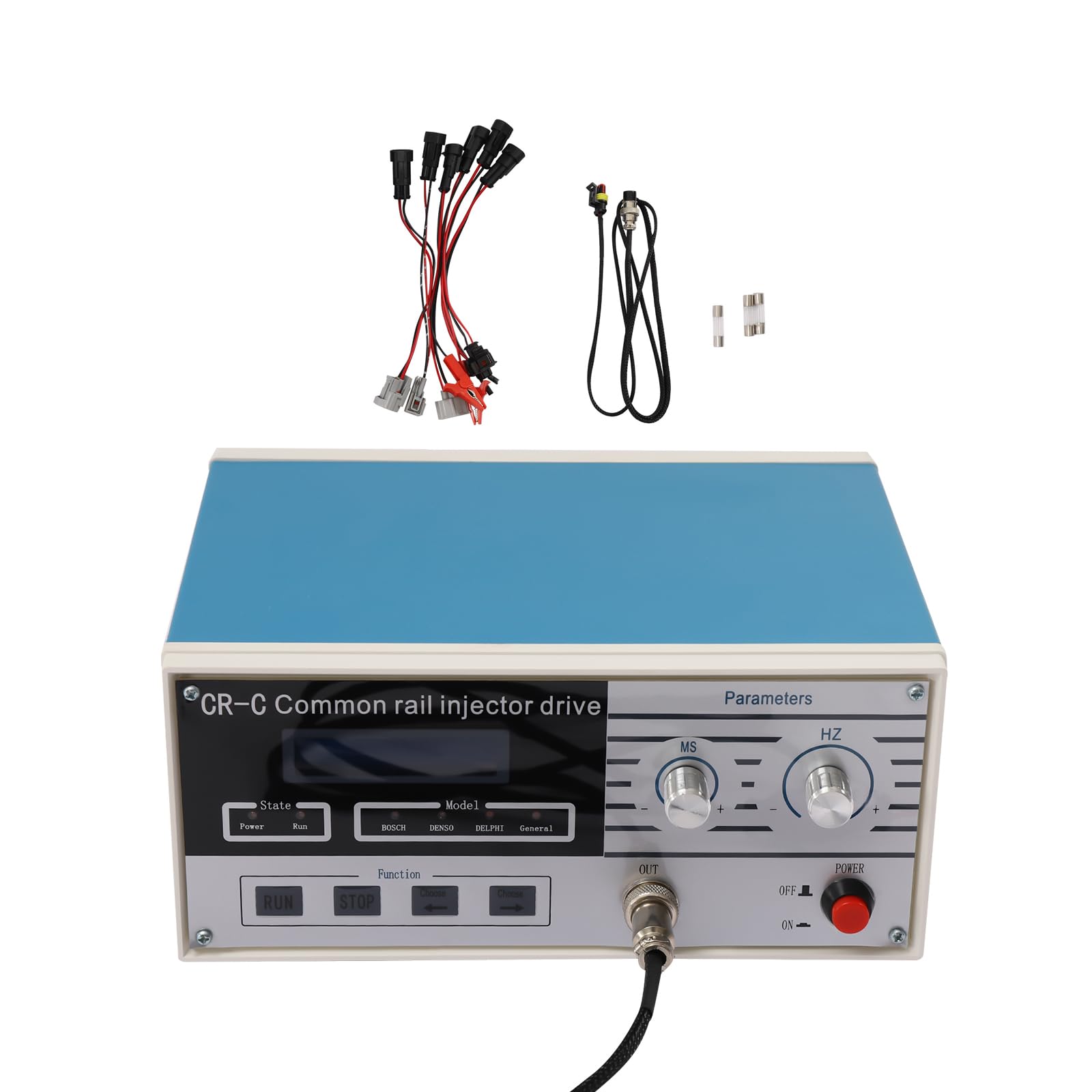 Kit de prueba de inyectores de carril común CR-C, temperatura de trabajo: -25-30 ℃, máquina de prueba de inyector diésel, un probador para probar y reparar inyectores automotrices