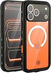 Gshield Capa Case Capinha 360° à Prova d'água Compatível com Magsafe, Nautical (Transparente, iPhone 17 Pro Max)