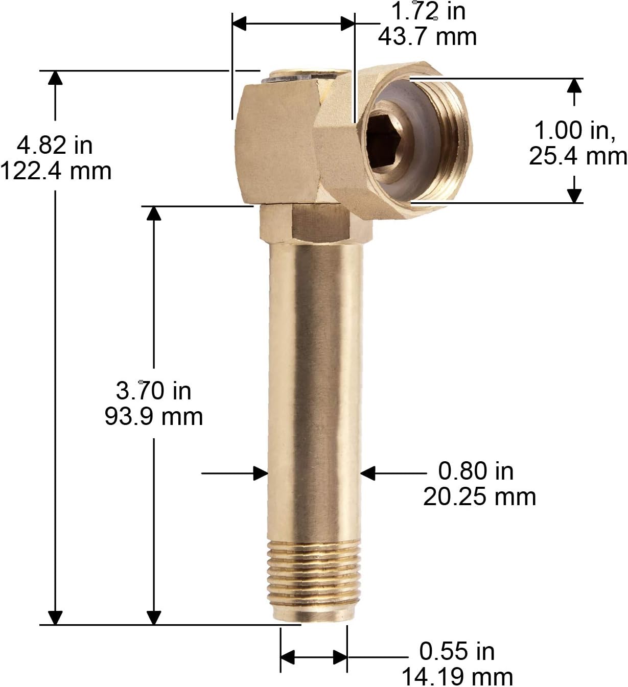 Liberty Garden Products 4010 Brass Swivel Replacement for Model 301