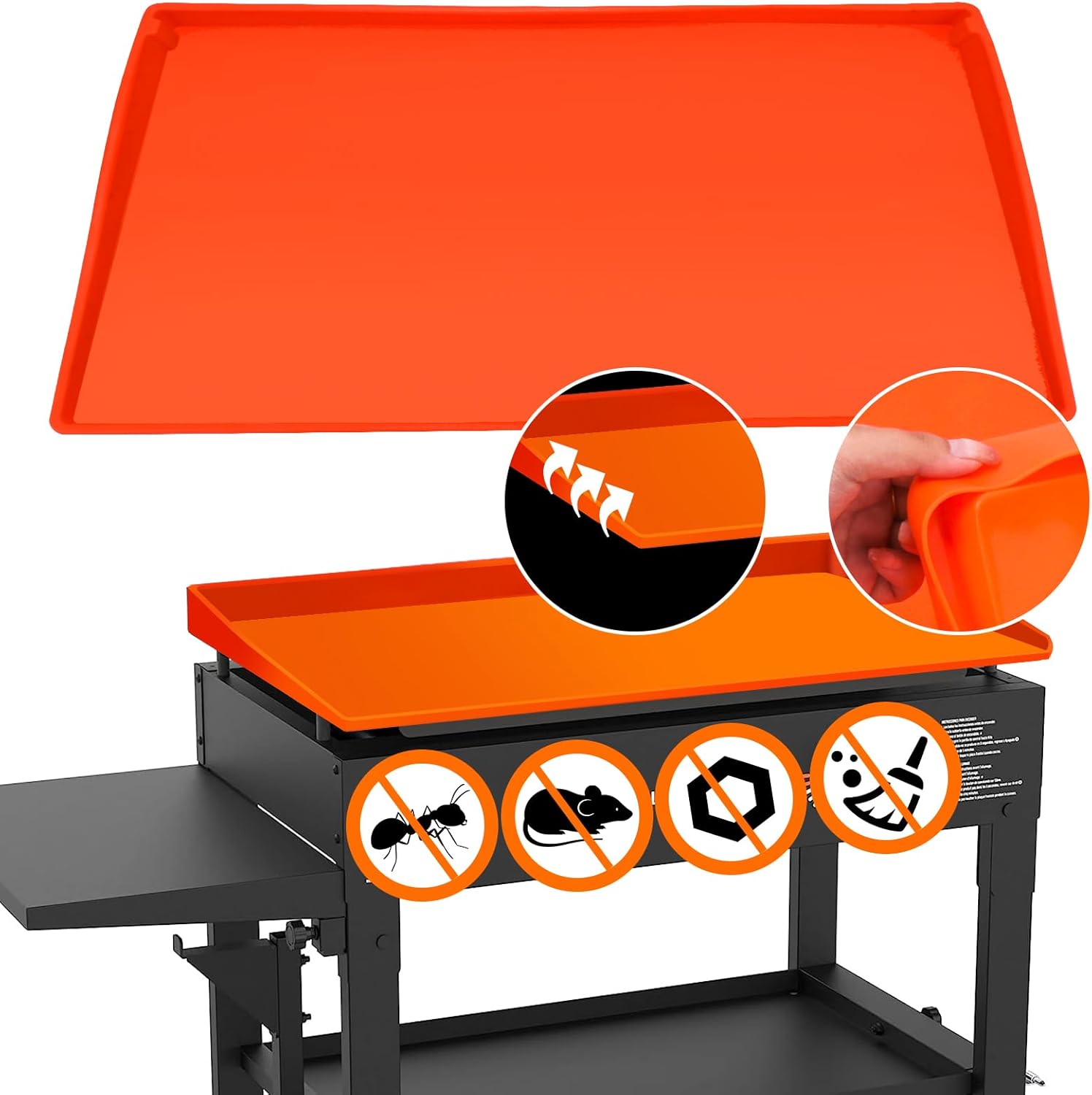 Amazon.com: 36 inch Blackstone Griddle Cover Silicone Griddle Mat ...