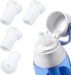 Bite Valve Replacement Compatible with Brita Water Bottle & Brita Filter Water Bottle Mouthpiece Replacement Silicone, 4pcs Apply to Brita Insulated Filtered Water Bottle Spout Parts Accessories
