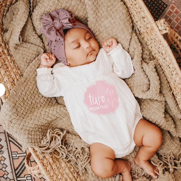 Baby Girls Turban Hat Caps Knotted Toddler Hospital Hat Bow Beanie India Headwrap for Infants Newborns4