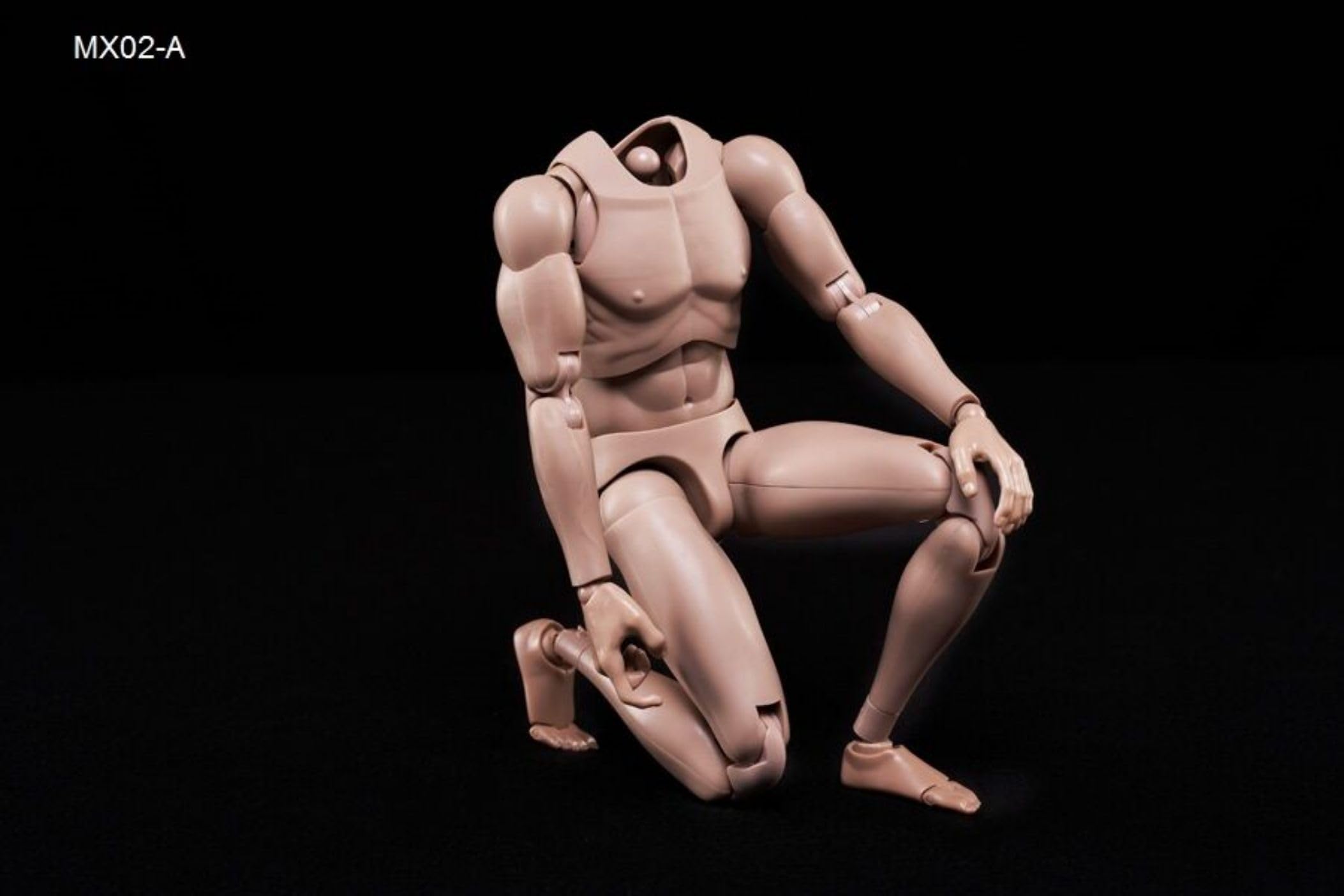 Skala 1/6 męskiego ciała, 30 cm elastyczna muskulatura figurka figurka lalki modele do 1:6 skala głowy rzeźba (MX02-A)