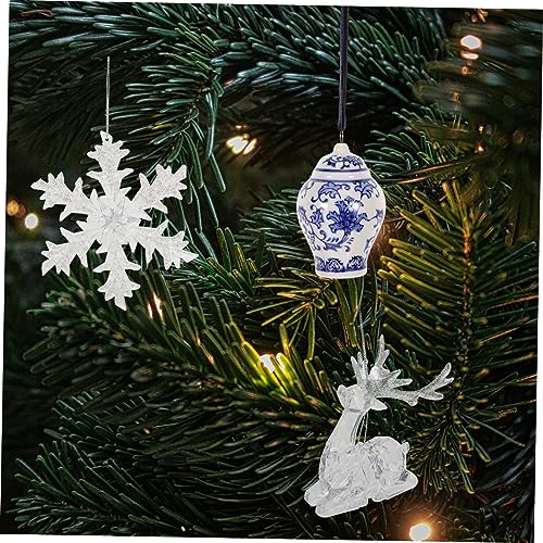 TIDTALEO decoração de casa criatividade pingentes de artesanato enfeites de natal de ceramica orname