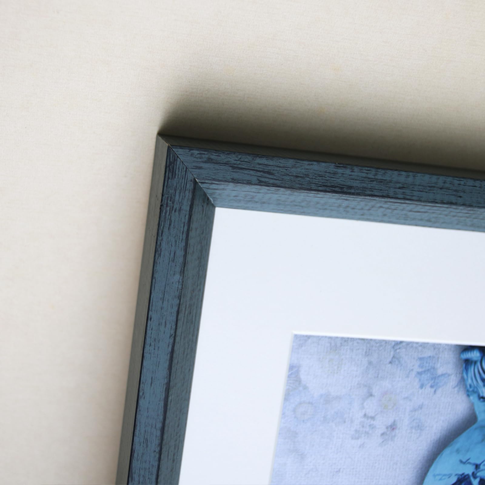 Fotorahmen Wohnkultur Bilderrahmen Massivholz Tiefblauer Desktop 21 × 29,7 cm