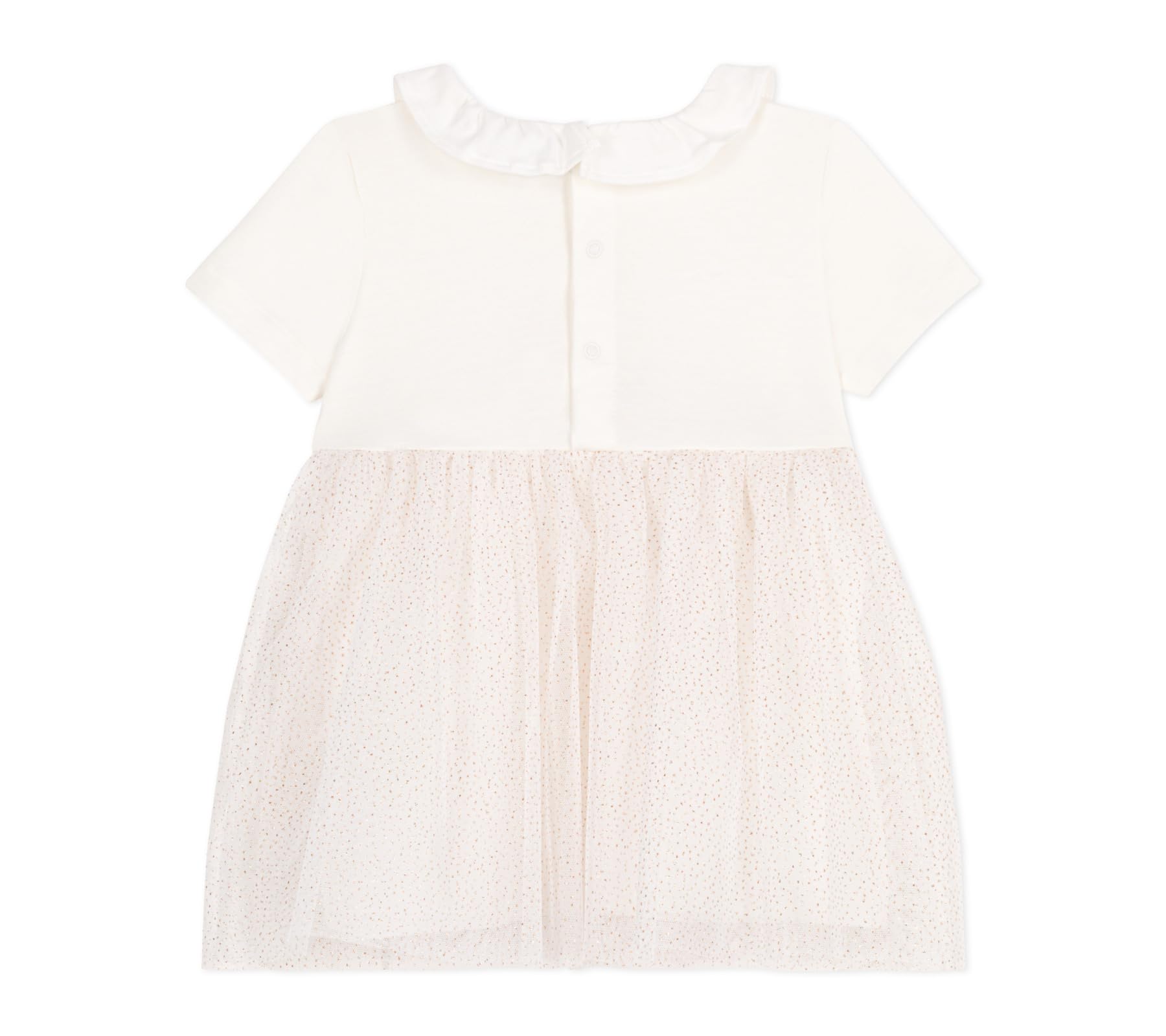 Petit Bateau Abito A Maniche Corte Bimba