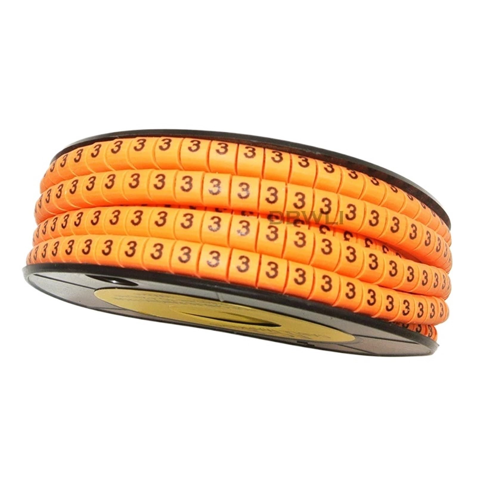 Cable Markers,Wire Marker,1000/350PCS Letter 0 to 9 Color(Color 03,1000PCS 2.52mm2)