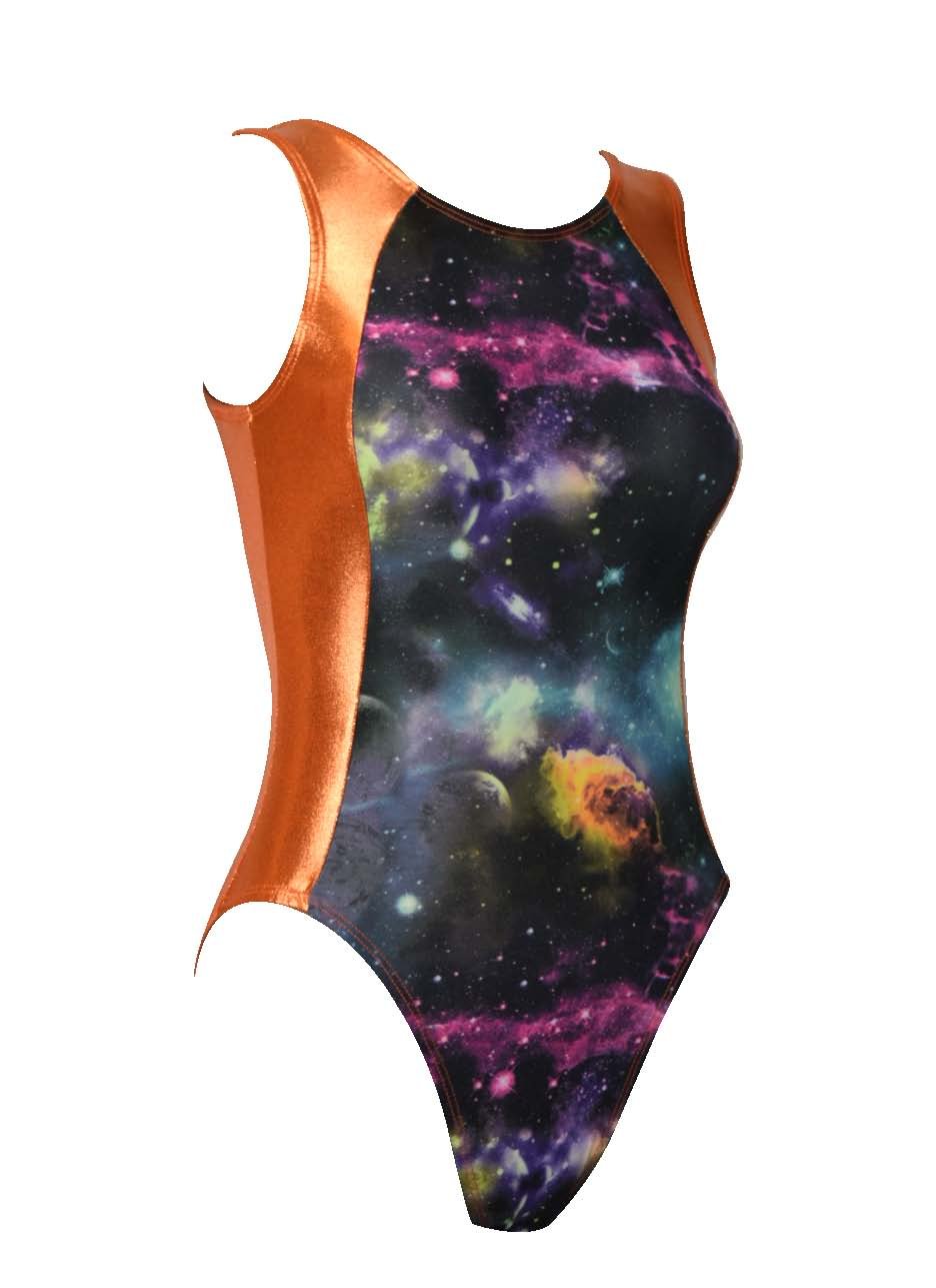 Sookie Active Galaxy Leotard (Ladies - 2X)