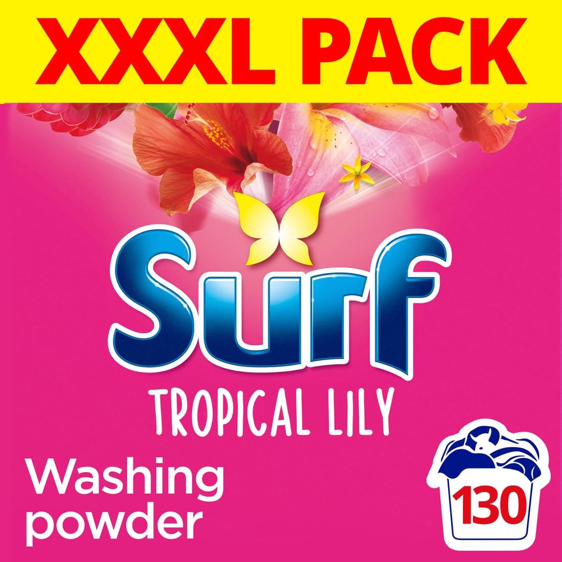 Tropical Lily Detergent Washing Powder 130 Washes (6.5kg)