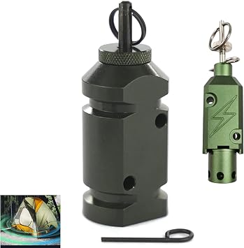 Perimeter Trip Alarm, 12 Gauge Trip Wire Perimeter Alarm, 22 Option Early Warning Security System for Camping and Property Safety QIZHIMEI