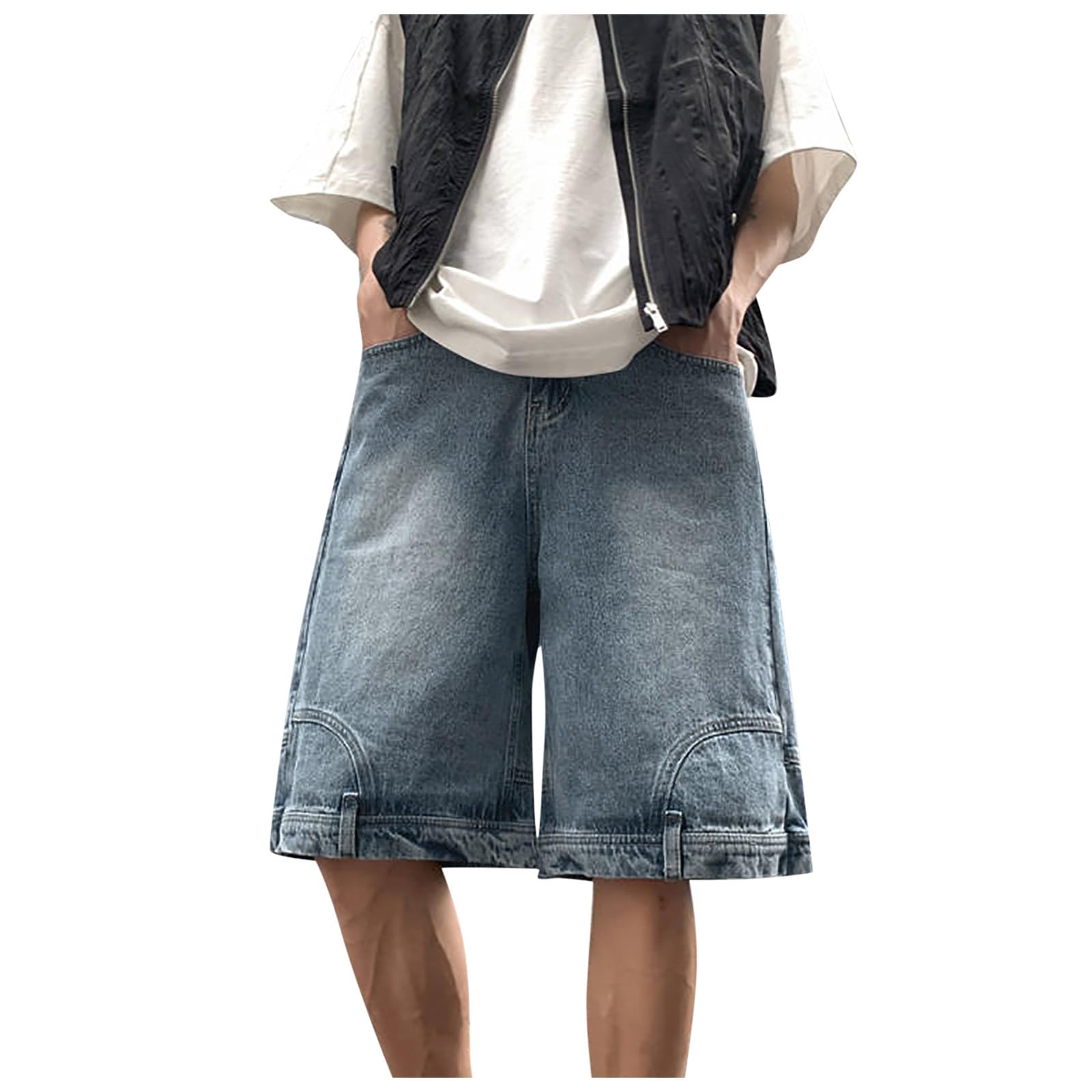 Short Homme Jeans - Bermuda Jean Homme Elasthane