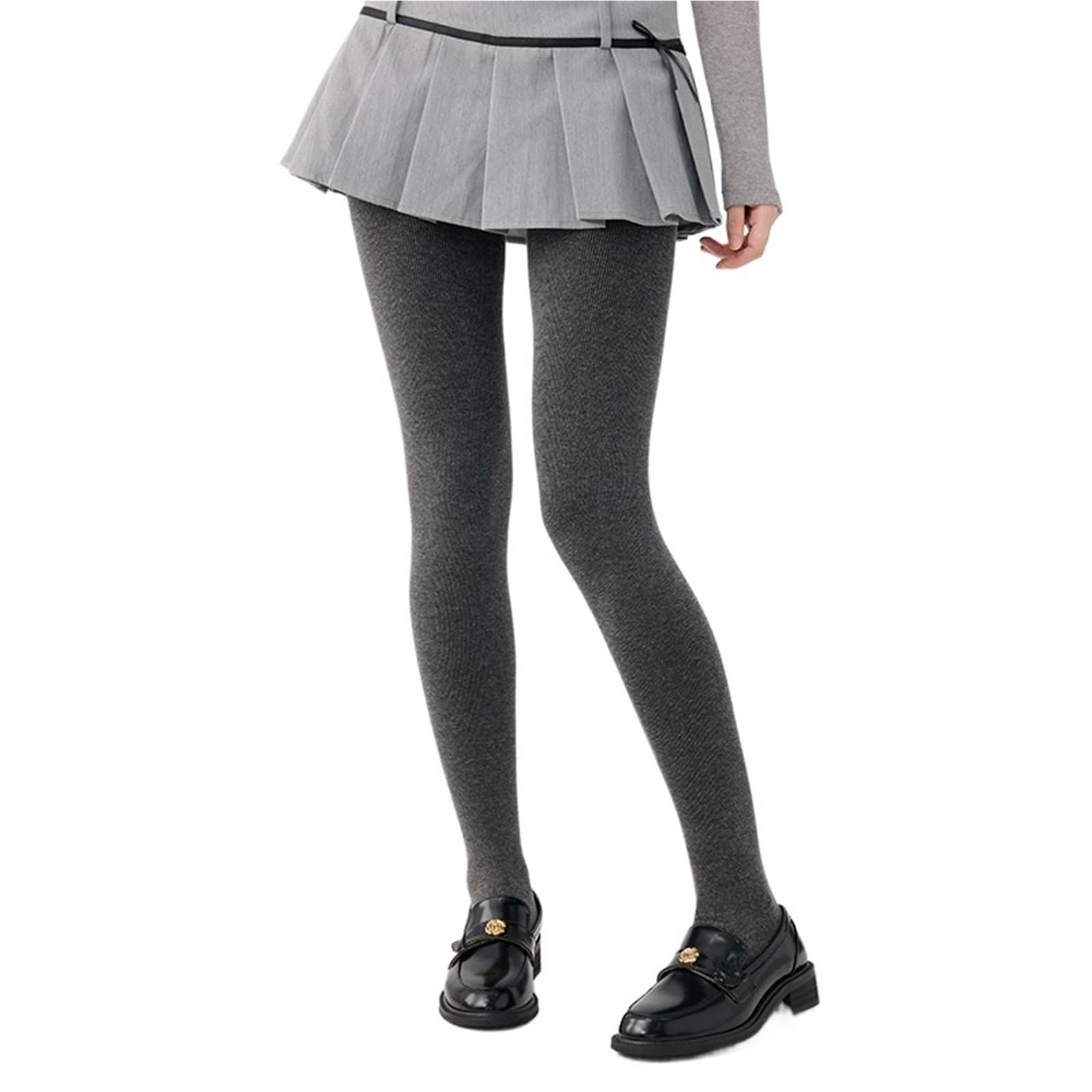 Enge Hohe Strümpfe 1 Paar Damen Gestrickte Strumpfhosen Elastische Strumpfhose Hohe Taille Streetwear Strumpfhosen Strumpfhosen