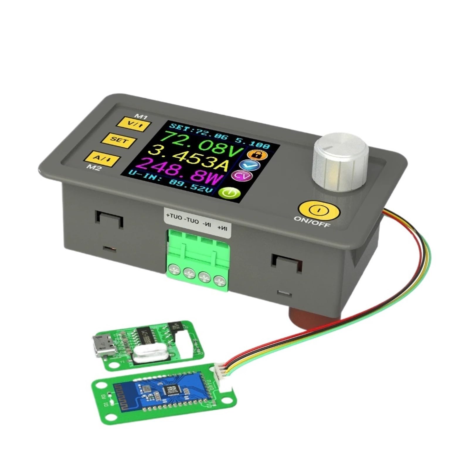 SWEWDSQG DPS8005 programmable constant voltage current Step-down power supply module Voltmeter Ammeter buck converter 80V 5A(DPS8005)