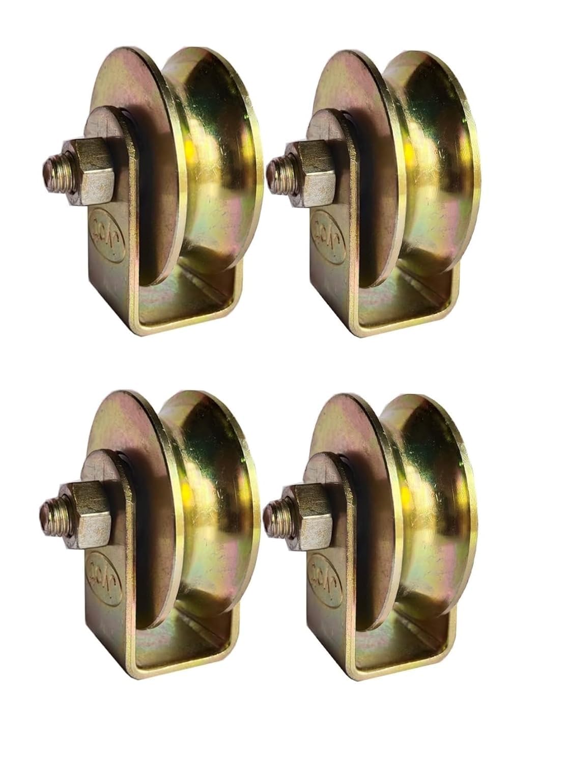 U Groove Sliding Gate Wheel with Exterior Bracket for Residential and Industrial Gates | Compatible with U Track | Includes Bearing and Bracket (Pack of 4, 2 In)-image-41