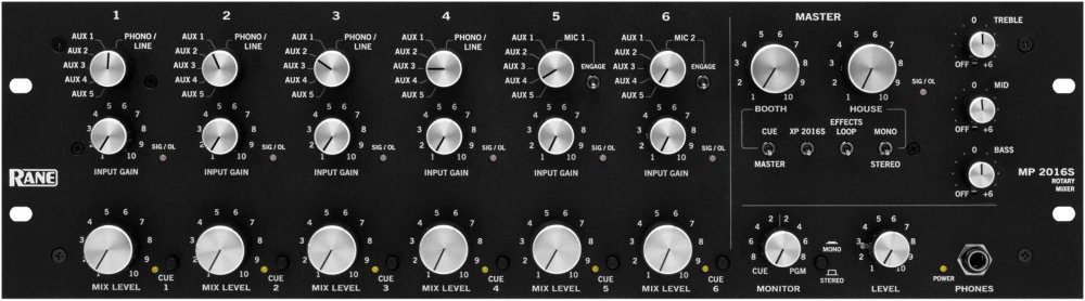 Rane MP 2016S 6-Channel Rotary Mixer : Amazon.in: Musical Instruments