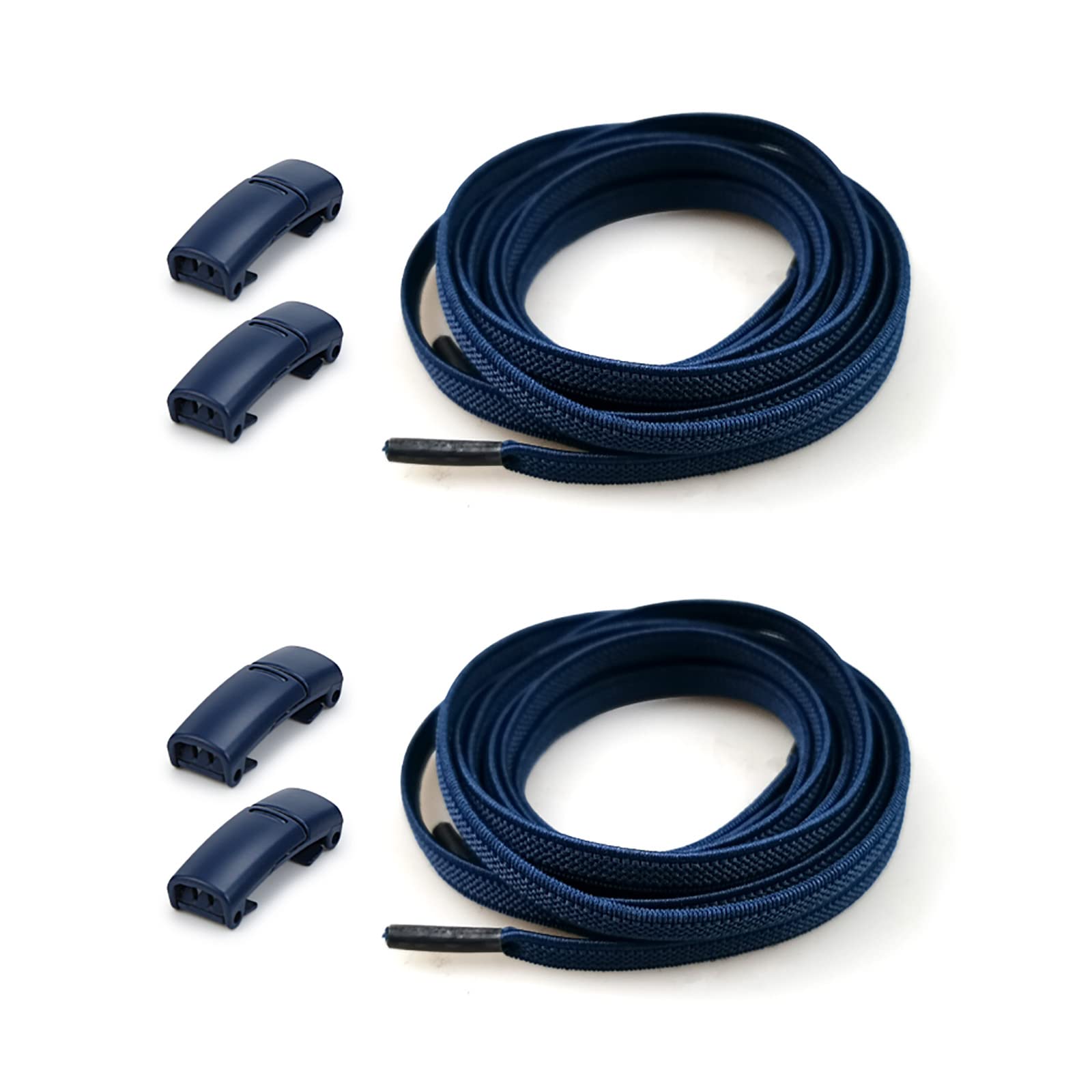 Lacets plats, lacets ronds sans nœud Mal Magnic Hook Locks2 paires de lacets élastiques avec boucles MalLacets élastiques sans nœudLacets plats élastiques for basketsChaussures décontractéesPlat unive