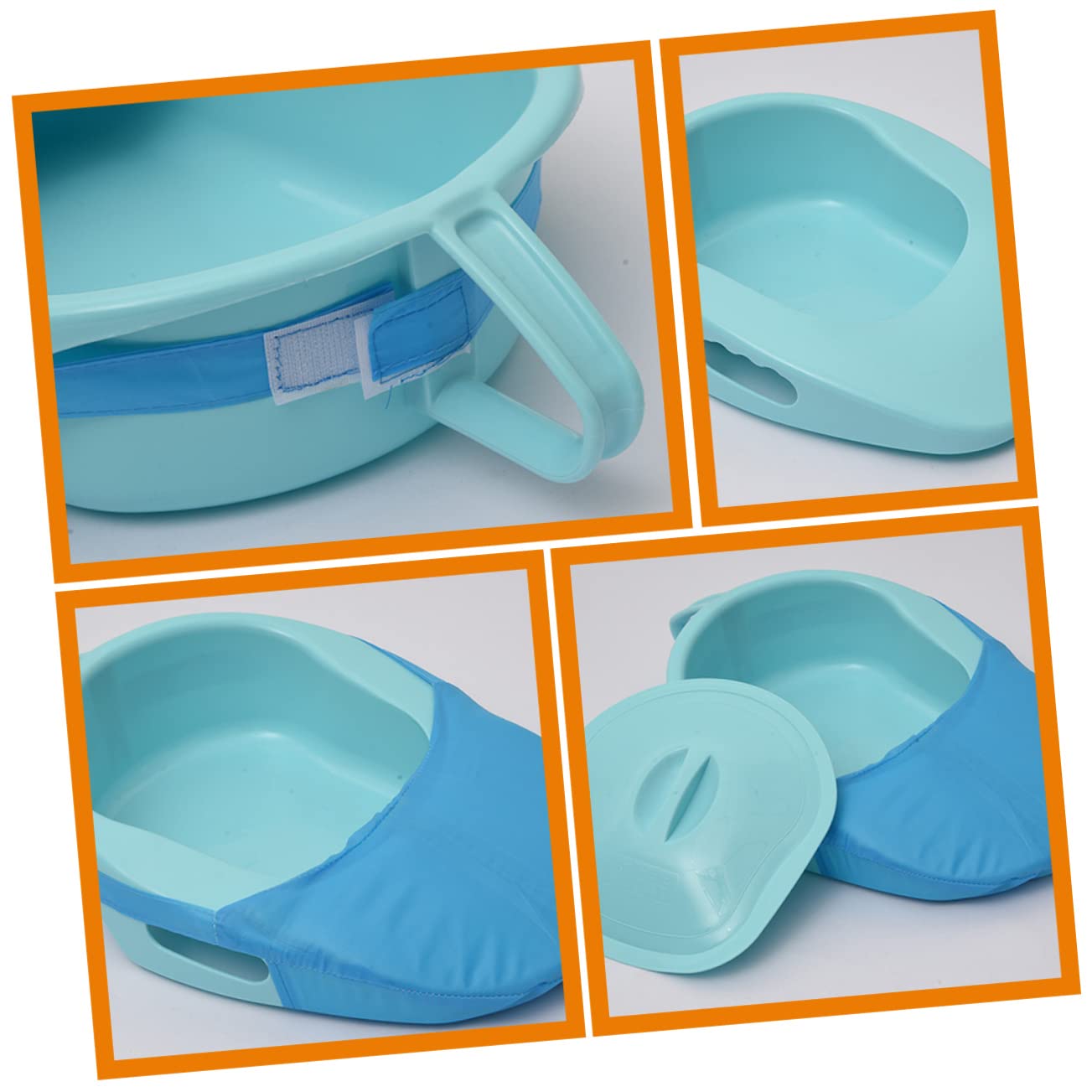 FOMIYES Bedpan for Bedbound Reusable Bedpan Smooth Edges Easy to Use for Elderly Men Women Pregnant