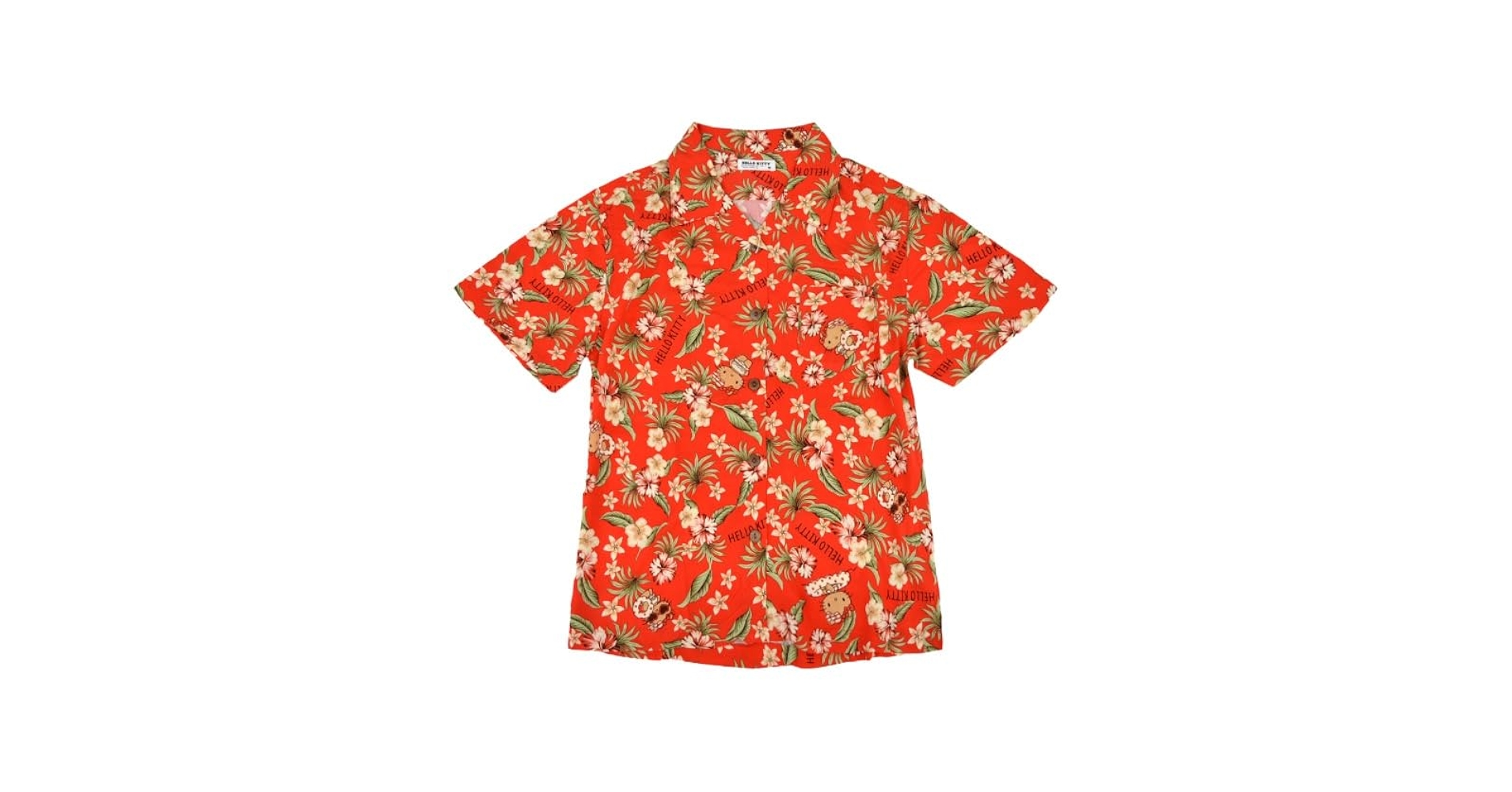 Amazon.co.jp: Yoshidayu Hello Kitty Aloha Shirt, Short