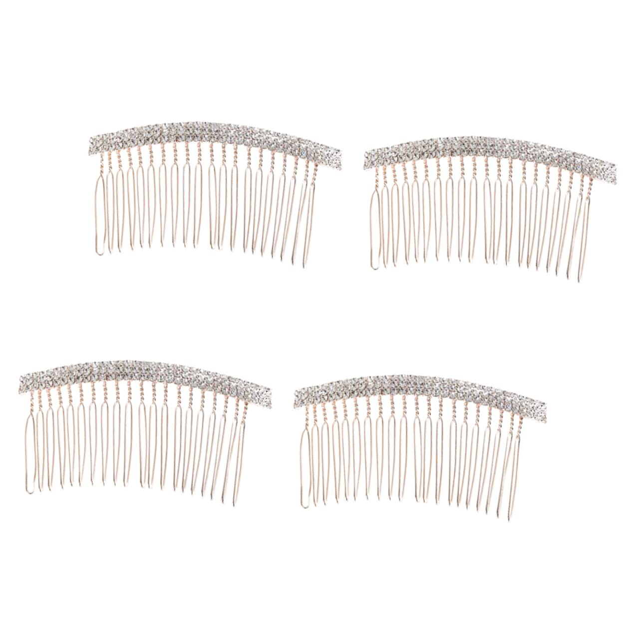 12 Pz Pettine Per Laterale Decorazioni Per Floreali Pettine Botto Pettini Laterali Per e Per a Fiore Accessori Sposa Strass