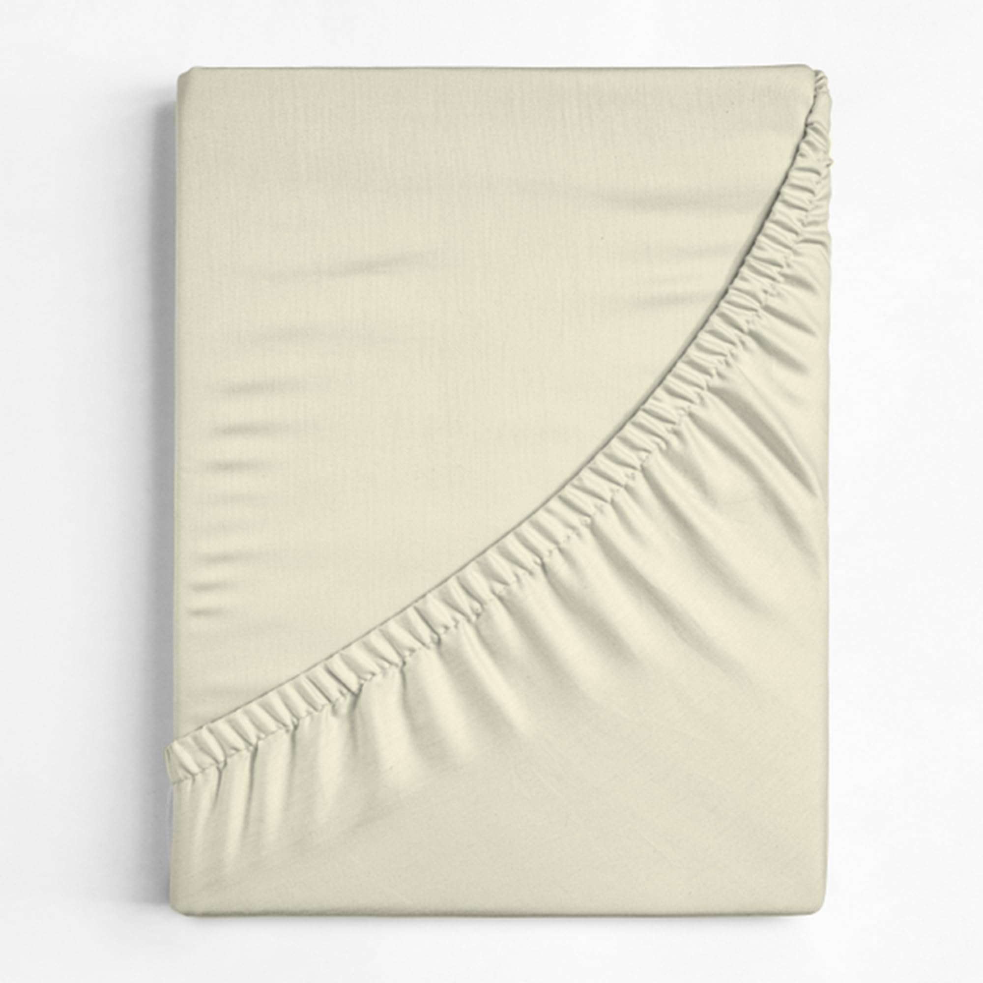 Snug City Fitted Sheet - Polycotton - Single - Cream
