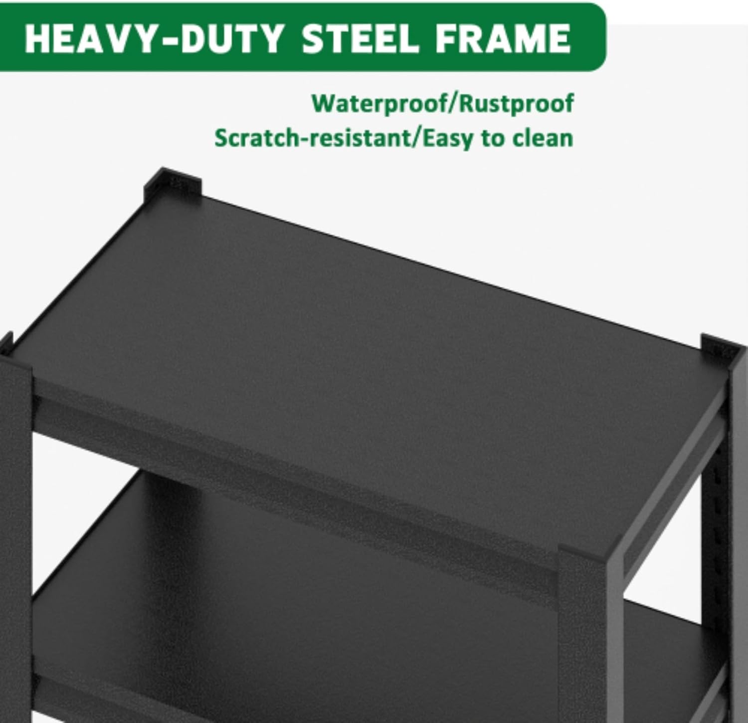 40-50 Gallon Fish Tank Stand , Metal Aquarium Stand, Heavy Duty Reptile Tank Stand, 31.5" L X 18" W X 34" H, Adjustable 3 Tier Shelves for Home Office, Fish Tank Not Included